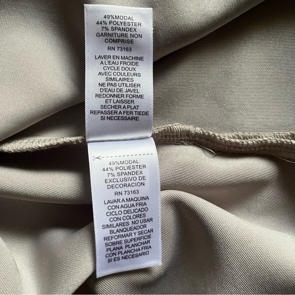 Cable & Gauge Gray YUM•MY Sand Washed Super Soft Modal Sport Hoodie Dress Size L - Picture 14 of 15